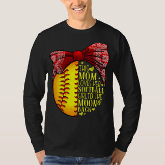 Softball Gift Mama Frauen Pitcher Fängerin Girls T-Shirt