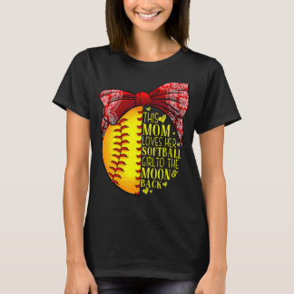 Softball Gift Mama Frauen Pitcher Fängerin Girls T-Shirt