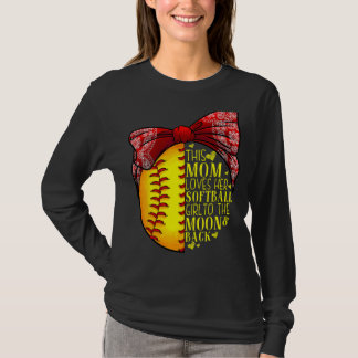 Softball Gift Mama Frauen Pitcher Fängerin Girls T-Shirt