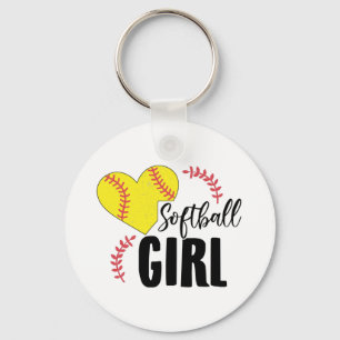 Softball Girl   Trainer Team Sport Geschenk Idee Schlüsselanhänger