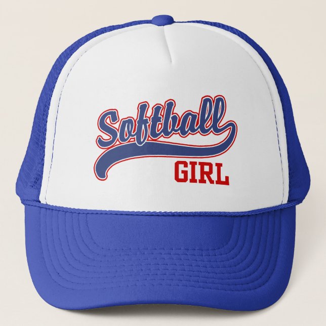 Softball Girl Truckerkappe (Vorderseite)