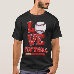 Softball-Grafik-Shirts mit Spruch für jugendliche T-Shirt