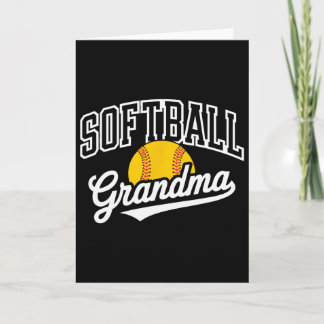 Softball Grandma _1  Karte