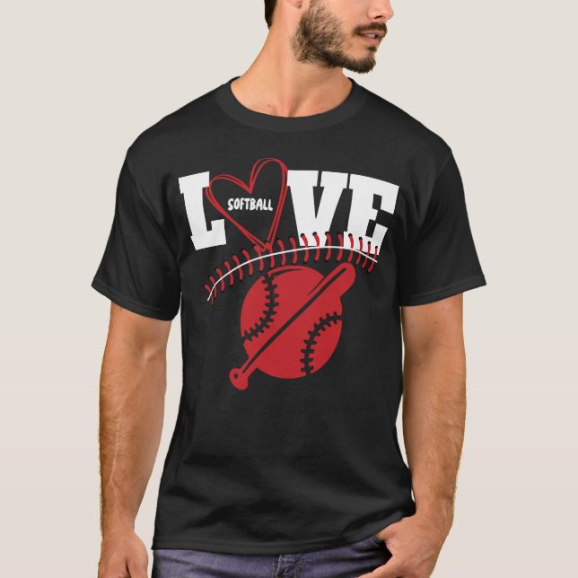 Softball Graphic Saying Shirts for Teen GirT-Shirt (Vorderseite)
