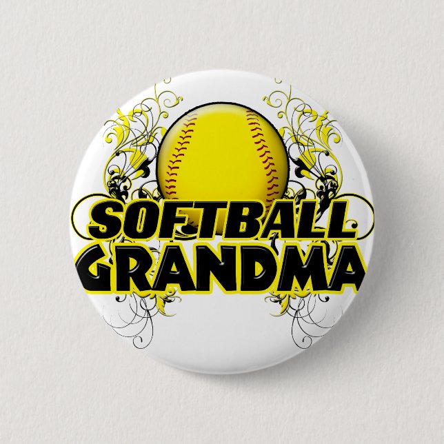 Softball-Großmutter (Kreuz) .png Button (Vorderseite)