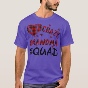 Softball Großmutter-Quadrat Großmutter Familienmat T-Shirt