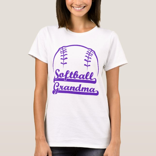 SOFTBALL-GROSSMUTTER T-Shirt (Vorderseite)