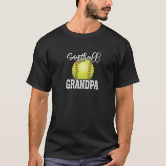 Softball Großpa Vintage Softballfamilie Matching T-Shirt