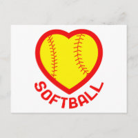 Softball Heart