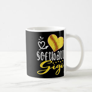 Softball Herz Softball Gigi Familie Passend Kaffeetasse