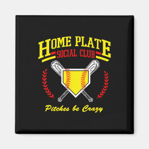 Softball-Home-Plate-Sozialclub für Mütter an der S Magnet