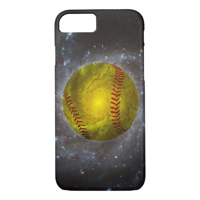 Softball in Space Unique Software iPhone 7 Fall Case-Mate iPhone Hülle (Rückseite)