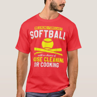 Softball-Instruktoren Softball ohne Kochen oder C T-Shirt