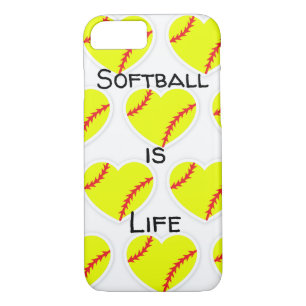 Softball ist Leben-Telefon-Kasten Case-Mate iPhone Hülle