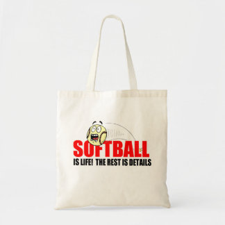 Softball ist Leben Tragetasche