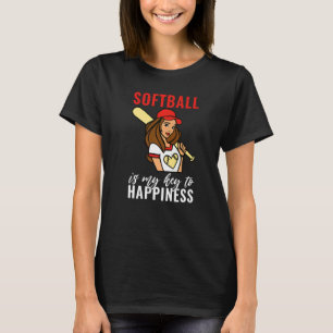Softball ist mein Schlüssel zur Glückseligkeit  So T-Shirt