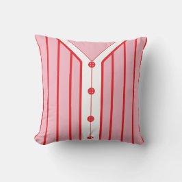 Softball Jersey Name & Number Template Pillow Kissen