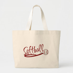 Softball Jumbo Stoffbeutel