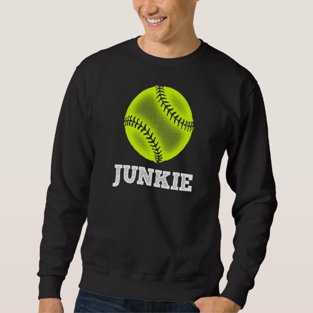 Softball Junkie Softball Sweatshirt (Vorderseite)