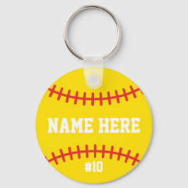 Softball Keychain Girls Team Cheap Athletes Player Schlüsselanhänger