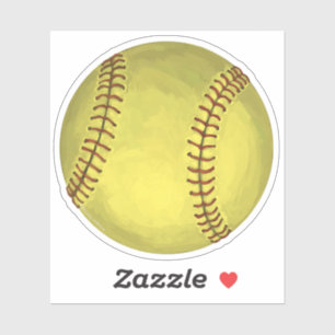 Softball-Kunst Aufkleber
