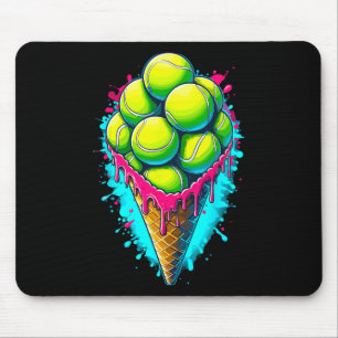 Softball Liebhaber Eis tropft Softball  Mousepad