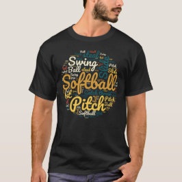 Softball Liebhaber | Softball Players Black Game D T-Shirt