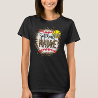 Softball Madre Leopard hat Muttertagsspiel geblase