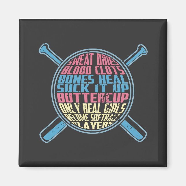 Softball Magnet (Vorne)