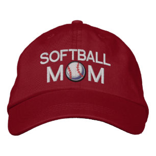 Softball-Mama Bestickte Baseballkappe