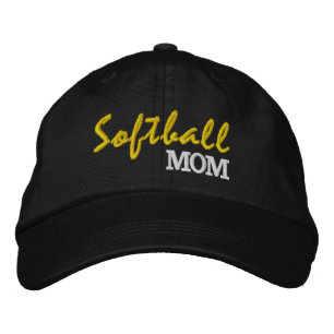 Softball-Mama bestickte Mütze, Sportsthema Baseballkappe