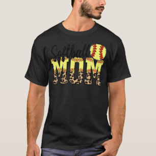Softball Mama Der beste Muttertag T-Shirt