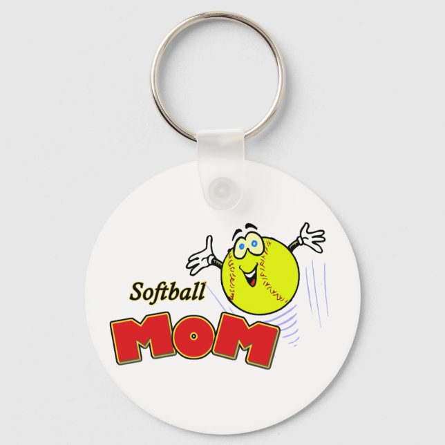 Softball Mama II Schlüsselanhänger (Vorderseite)