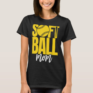 Softball Mama Life Paddle Funny Mother Day Player T-Shirt