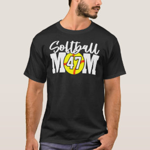 Softball-Mama Nr. 47 T-Shirt