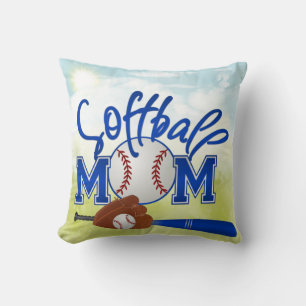 Softball Mama Pillow Kissen
