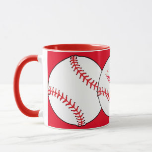 Softball-Mama Ringer-Tasse Tasse