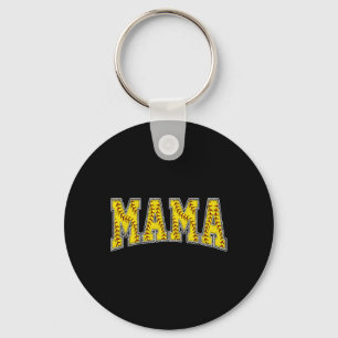 Softball-Mama Softball-Mutter Muttertag Frauen Sto Schlüsselanhänger