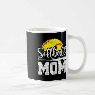 Softball-Mama Softball-Spielerin Spieltag Mutterta Kaffeetasse