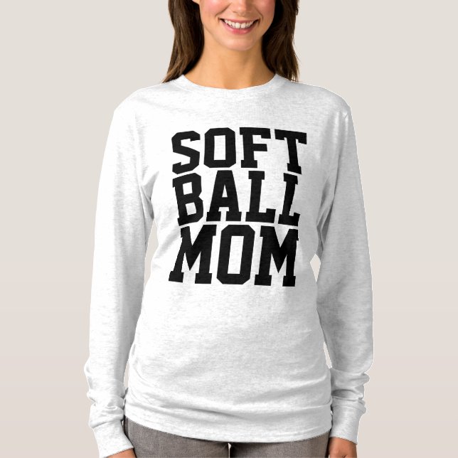 SOFTBALL MAMA T - SHIRTS (Vorderseite)