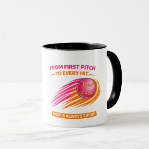 Softball-Mama-Tasse – Vom ersten Wurf bis zu jedem Tasse
