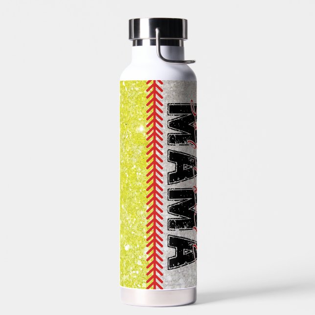 Softball-Mama Trinkflasche (Links)