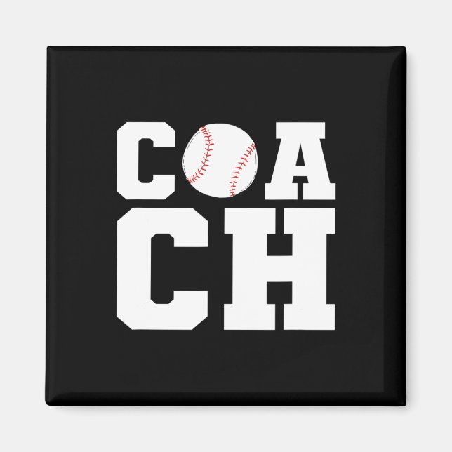 Softball-Mannschaft Softball-Trainer für Männer  Magnet (Vorne)