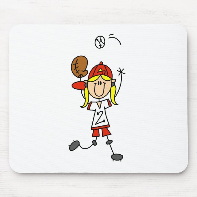 Softball-Mausepad fangen Mousepad (Vorne)