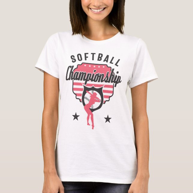 Softball-Meisterschaft T-Shirt (Vorderseite)