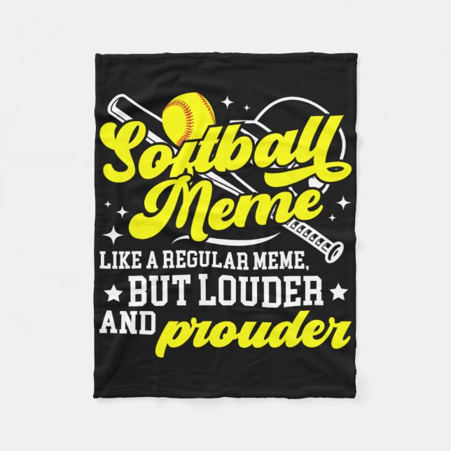 Softball Meme Definition Meme Of A Softball Player Fleecedecke (Vorderseite)