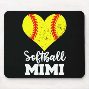 Softball Mimi Lustige Softball-Spielerin Mimi Mousepad