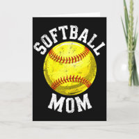 Softball-Mom-Shirt Frauen Softball-Liebhaberin Mam