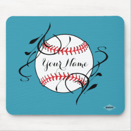 Softball Mousepad - HAMbyWG - Aqua