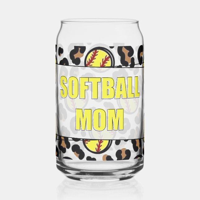 Softball-Mutter Dosenglas (Links)
